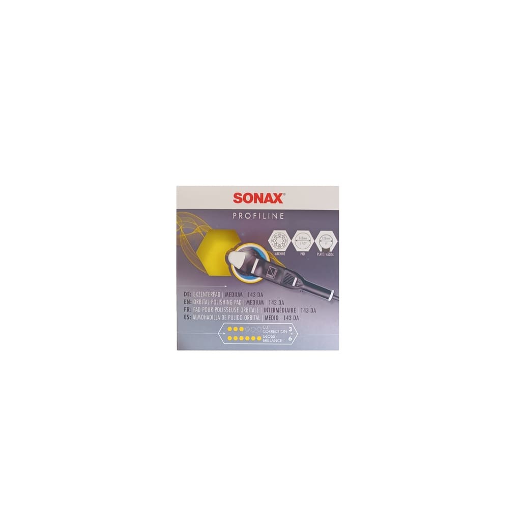 Sonax Profiline sárga csiszolószivacs 143mm