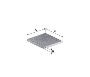 Filtron K1340A aktívszenes pollenszűrő