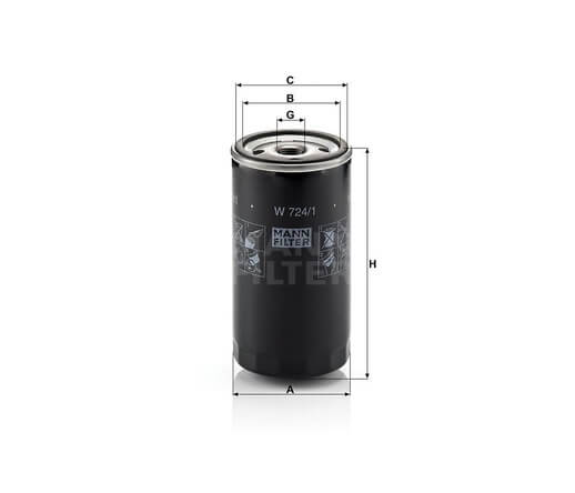 Mann-Filter W724-1 olajszűrő