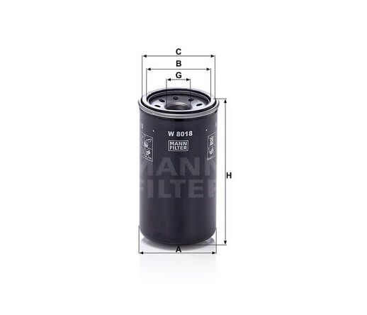 Mann-Filter W8018 olajszűrő