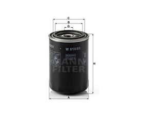 Mann-Filter W818-81 olajszűrő