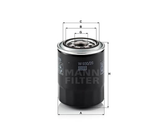 Mann-Filter W930-26 olajszűrő