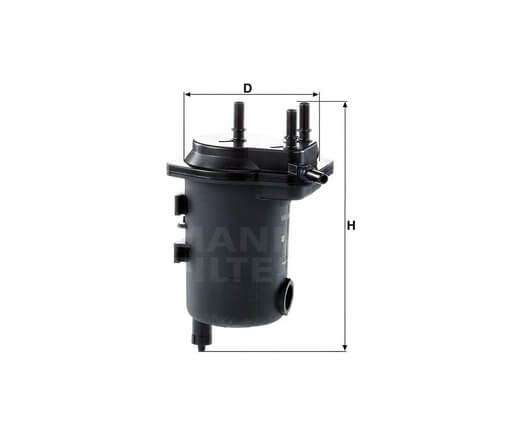 Mann-Filter WK939-17x üzemanyagszűrő