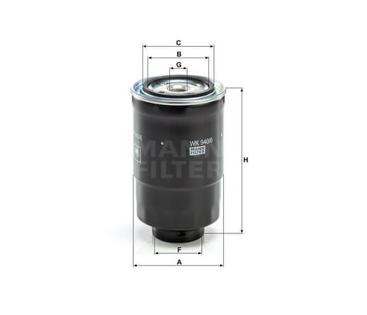 Mann-Filter WK940-6x üzemanyagszűrő