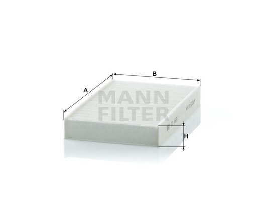 Mann-Filter CU1629 utastér pollenszűrő