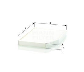 Mann-Filter CU29007 utastér pollenszűrő