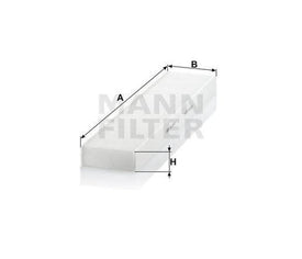 Mann-Filter CU5141 utastér pollenszűrő