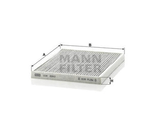 Mann-Filter CUK2243 utastér pollenszűrő
