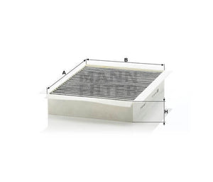 Mann-Filter CUK26003 utastér pollenszűrő
