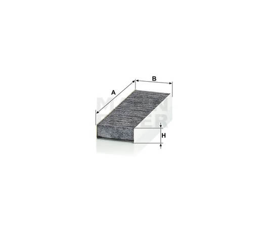 Mann-Filter CUK26025-2 utastér pollenszűrő