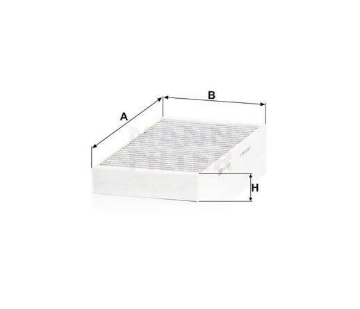 Mann-Filter CUK2723-2 utastér pollenszűrő