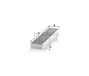 Mann-Filter CUK5141 utastér pollenszűrő
