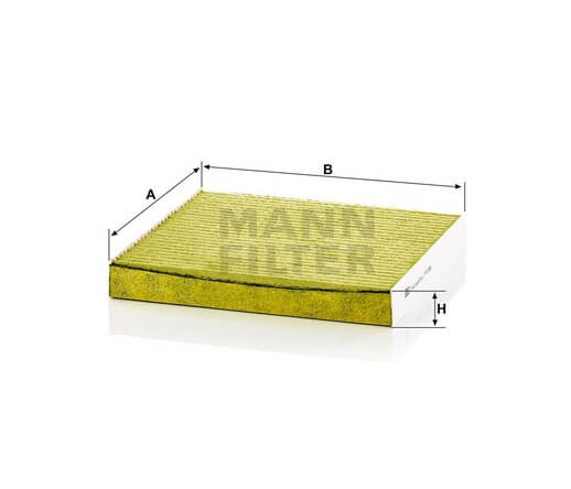 Mann-Filter FP2358 antiallergén utastér pollenszűrő