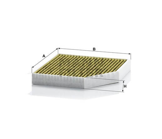 Mann-Filter FP2641 antiallergén utastér pollenszűrő