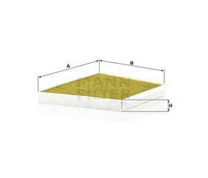 Mann-Filter FP3172 antiallergén utastér pollenszűrő