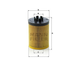Mann-Filter HU712-8x olajszűrő
