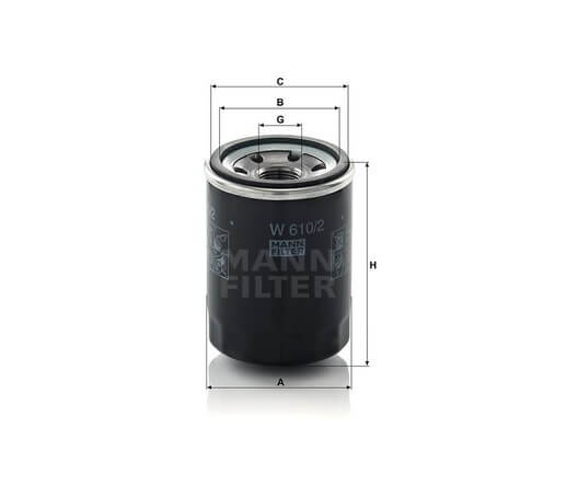 Mann-Filter W610-2 olajszűrő