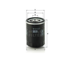 Mann-Filter W610-3 olajszűrő