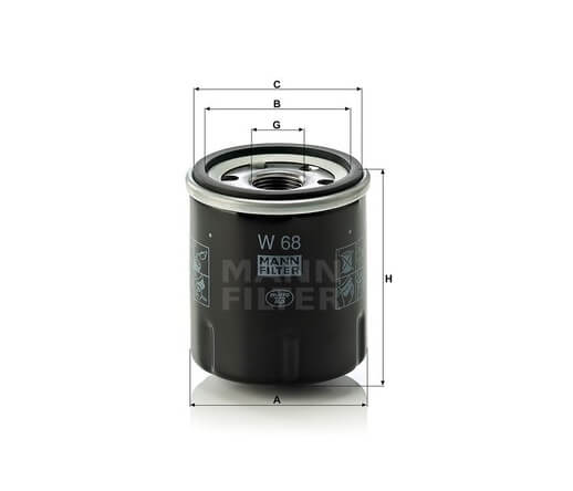 Mann-Filter W68 olajszűrő