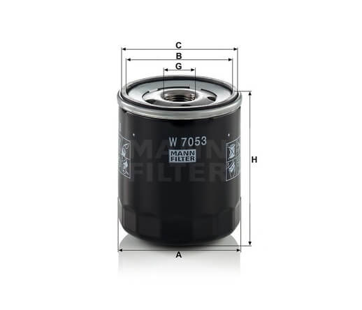 Mann-Filter W7053 olajszűrő
