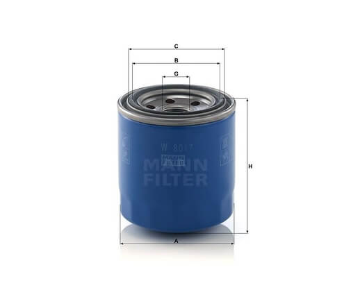 Mann-Filter W8017 olajszűrő
