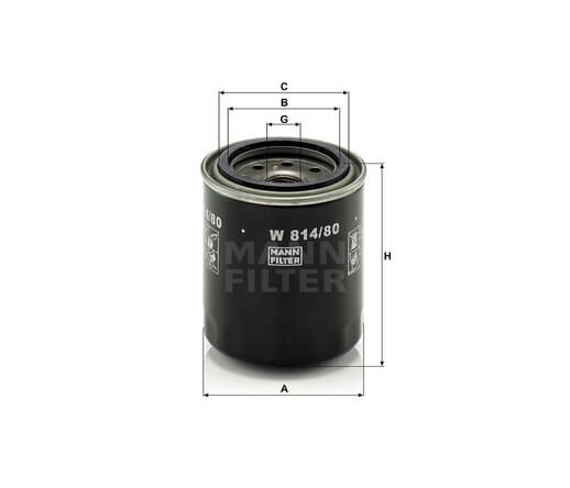 Mann-Filter W814-80 olajszűrő