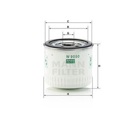 Mann-Filter W9050 olajszűrő