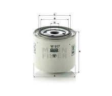 Kép betöltése a galériába, Mann-Filter W917 olajszűrő