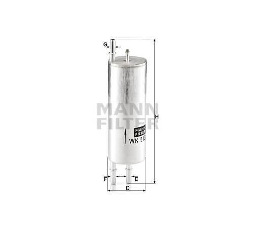 Mann-Filter WK513-3 üzemanyagszűrő