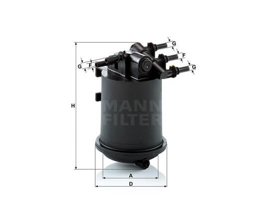 Mann-Filter WK939-1 üzemanyagszűrő