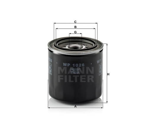 Mann-Filter WP1026 olajszűrő