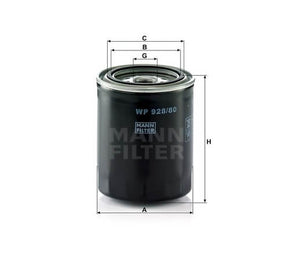 Mann-Filter WP928-80 olajszűrő