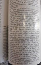 Kép betöltése a galériába, Motul E11 matt felület tisztító msds